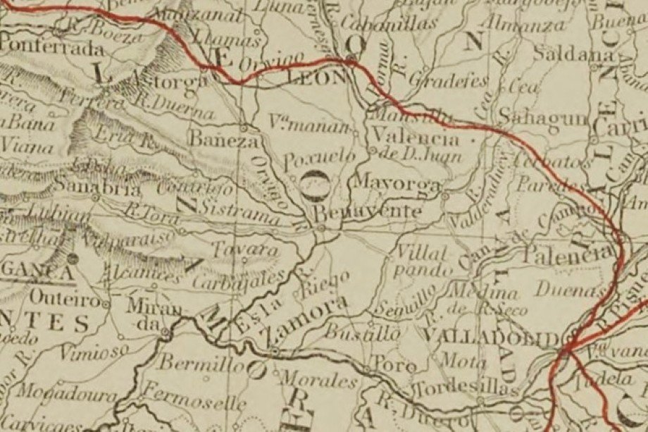 Map Spain 1896 Sistrama