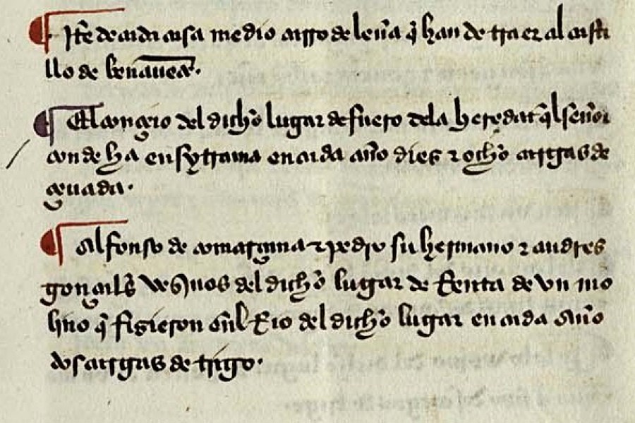 Sytrama Sitrama de Tera en Libro Becerro 1446