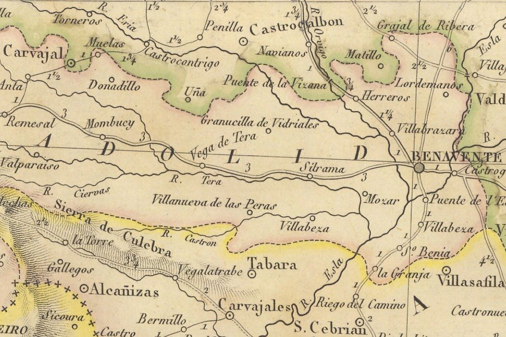 Carte Itineraire Espagne 1823 Sitrama 4 Carte Itineraire Espagne 1823 Sitrama