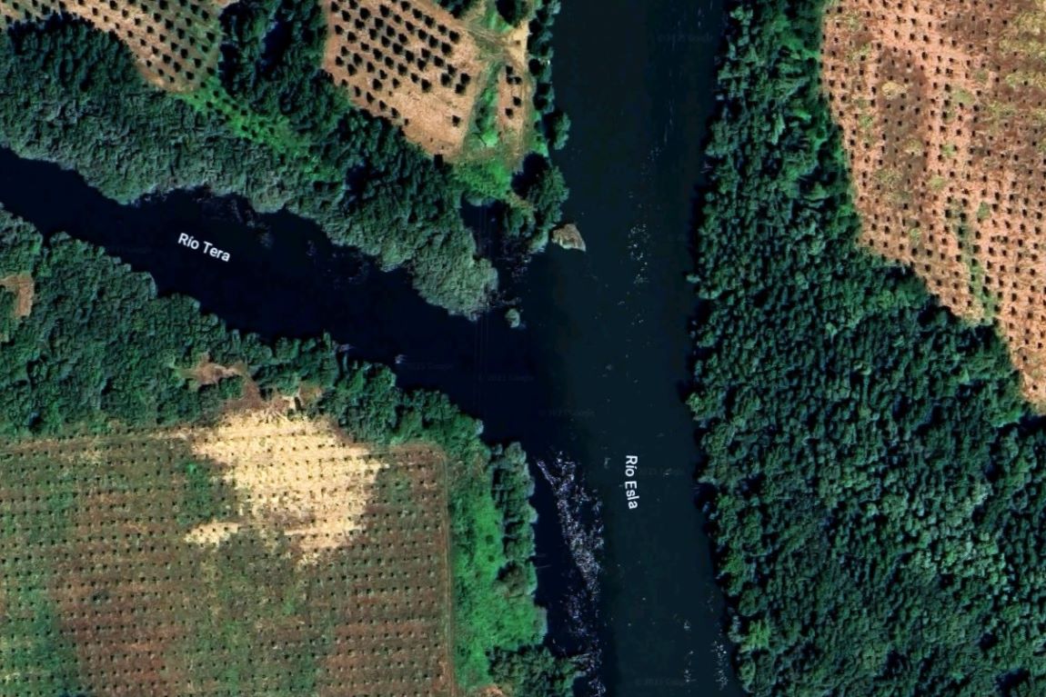 Desembocadura río Tera Esla 2 Desembocadura río Tera Esla