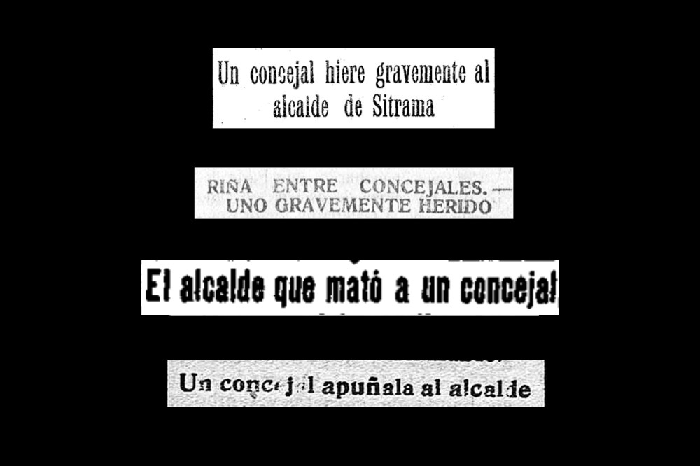 Titulares Crimen Alcaldes Sitrama de Tera 1929