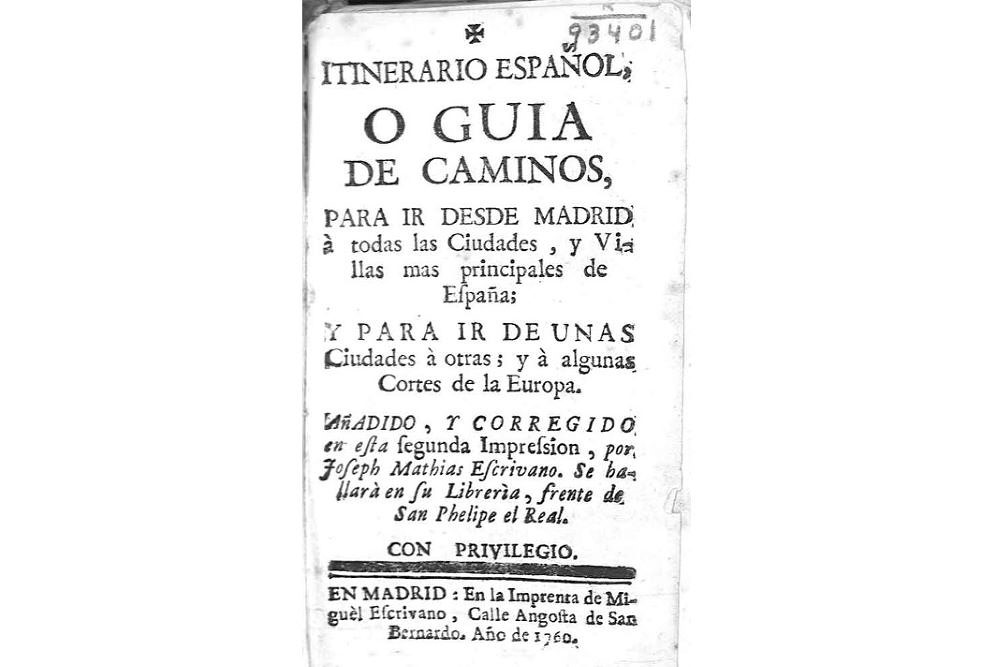 Itinerario Español 1758 3 Itinerario Español 1758