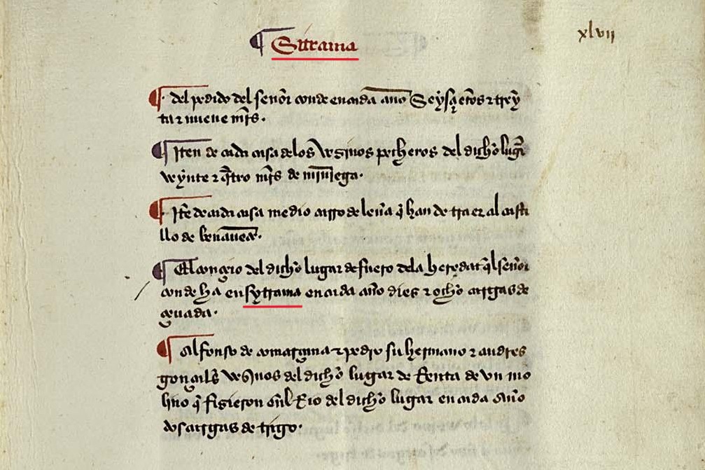 Sytrama en Libro Becerro 1446