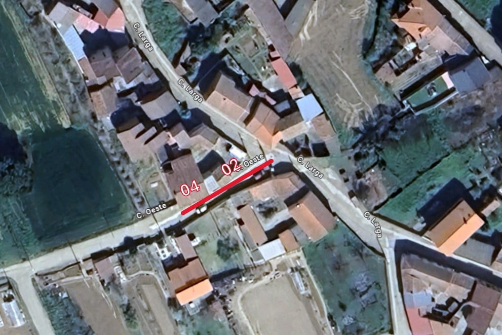 Numeracion calle Oeste Sitrama de Tera 1971