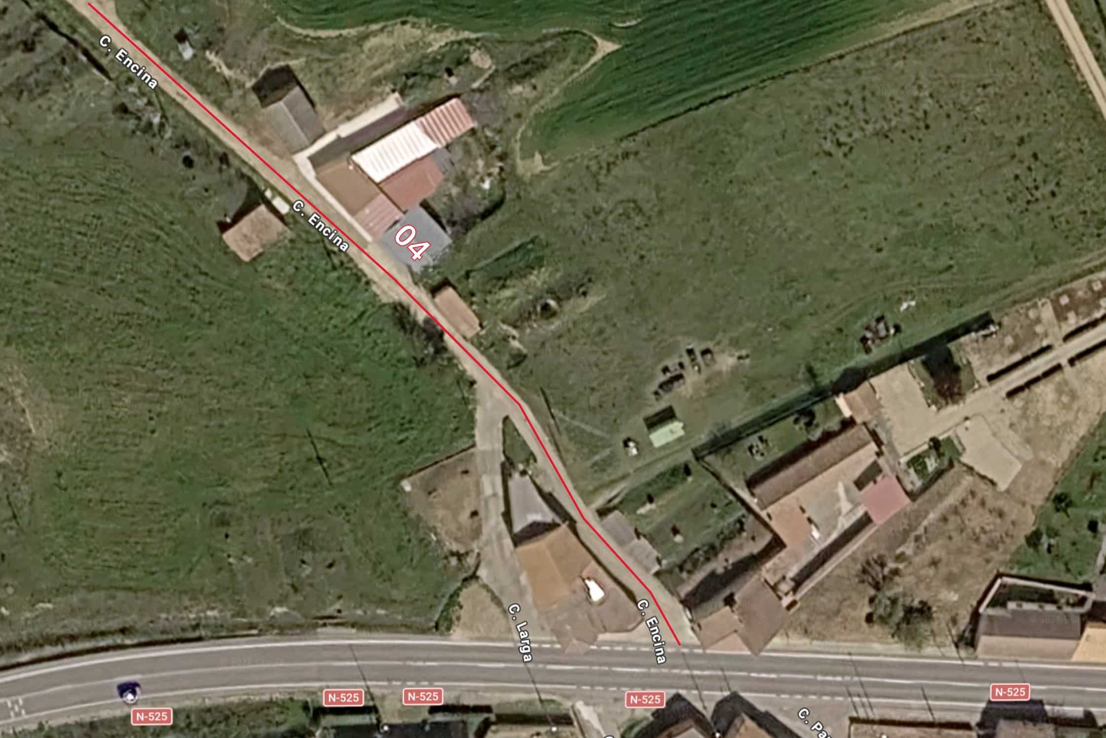 Numeracion calle Encina Sitrama de Tera 1971