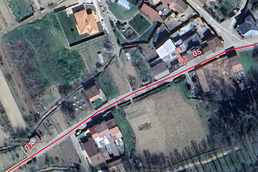 Numeracion calle Real oeste Sitrama de Tera 1971
