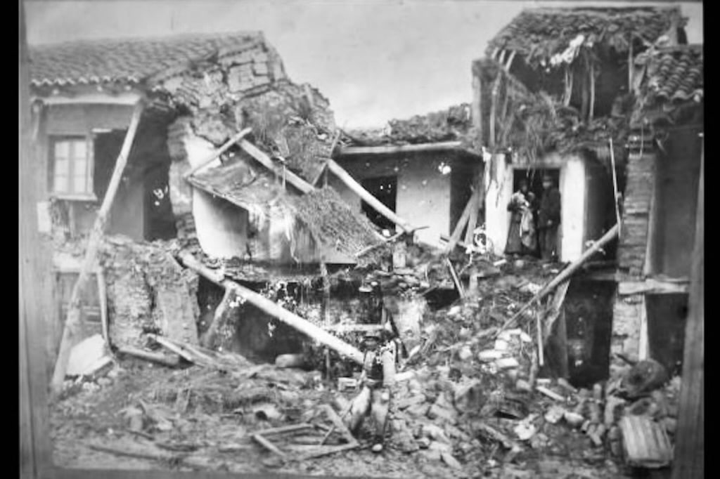 Destrucci&oacute;n por Riada diciembre 1909 Santa Cristina Polvorosa