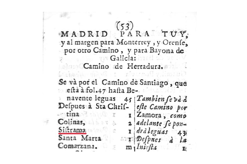 Sistrama 1758 Sitrama Itinerario Espa&ntilde;ol