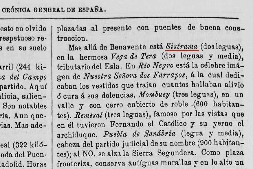 Sistrama 1869 Sitrama Gu&iacute;a Viajero Reino de Le&oacute;n