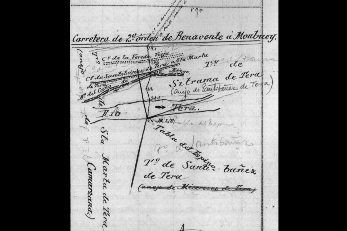 Croquis Moj&oacute;n Tabla del Espino Santa Marta Sitrama Santib&aacute;&ntilde;ez Acta 1908